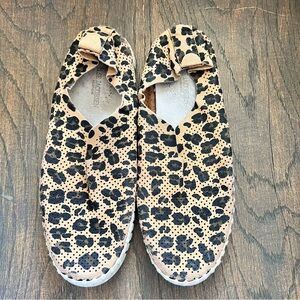 Ilse Jacobsen Animal Print Tulip Slip-On Shoes